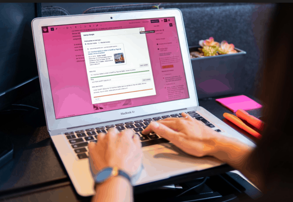 Rédaction de méta-description sur un article de blogue dans WordPress