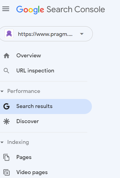 Selecting search results from GSC