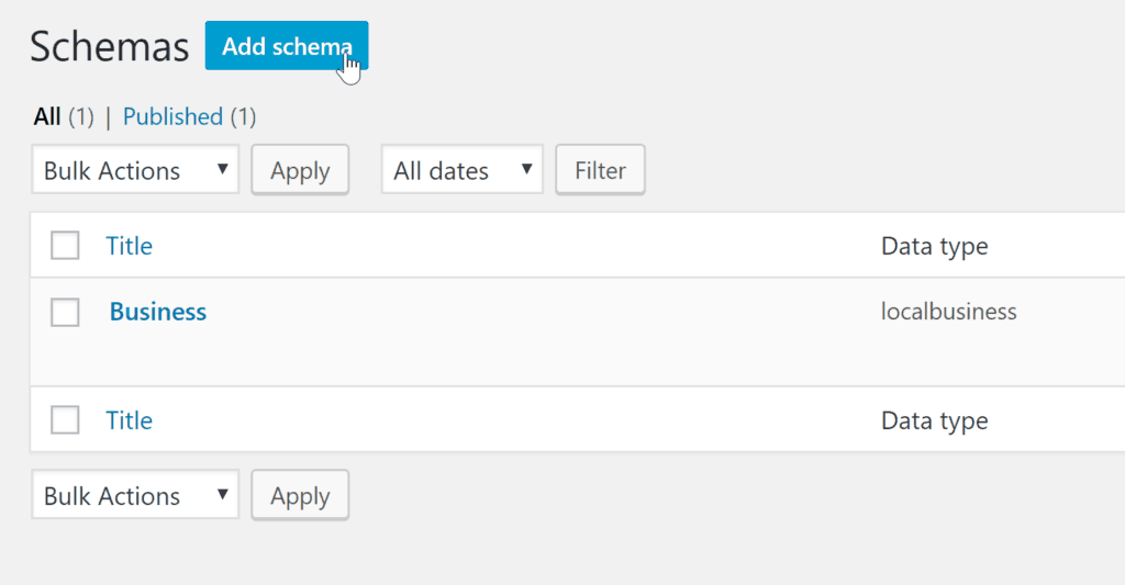 schema in SEO press