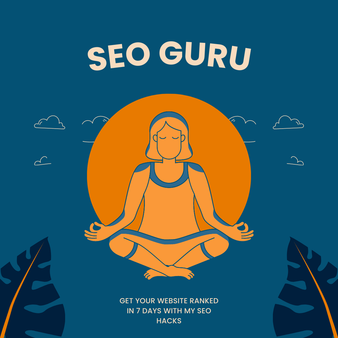 SEO guru meditating